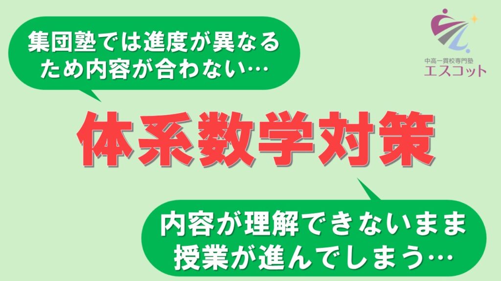【数学初心者にオススメ✨】体系数学教材 体系数学問題集の進め方｜中高一貫校生の定期テスト対策法を解説